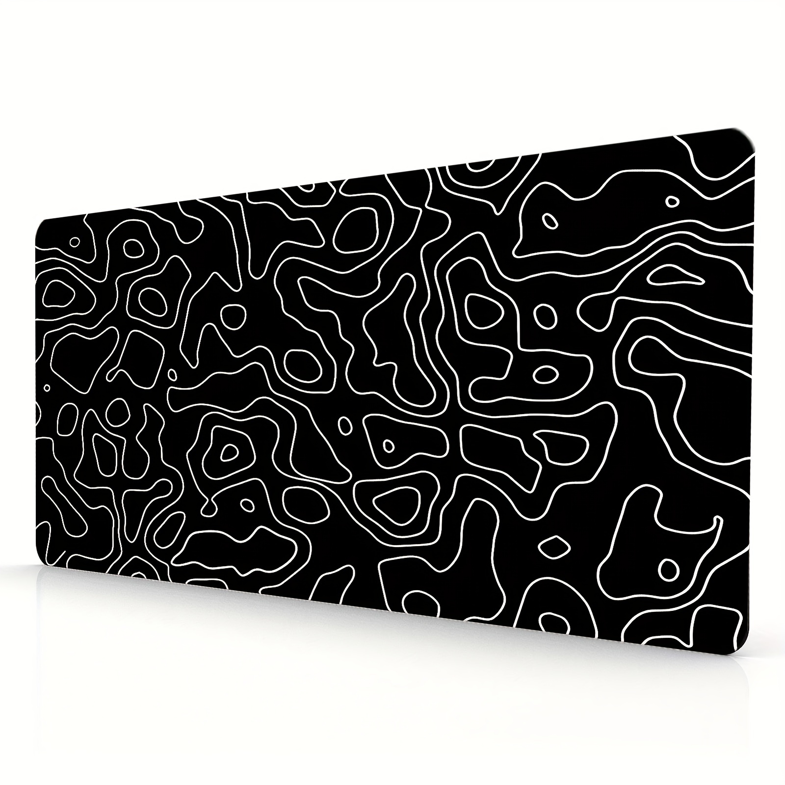 Topographic Mouse Pad White Extended Gaming Mouse Pad - Temu