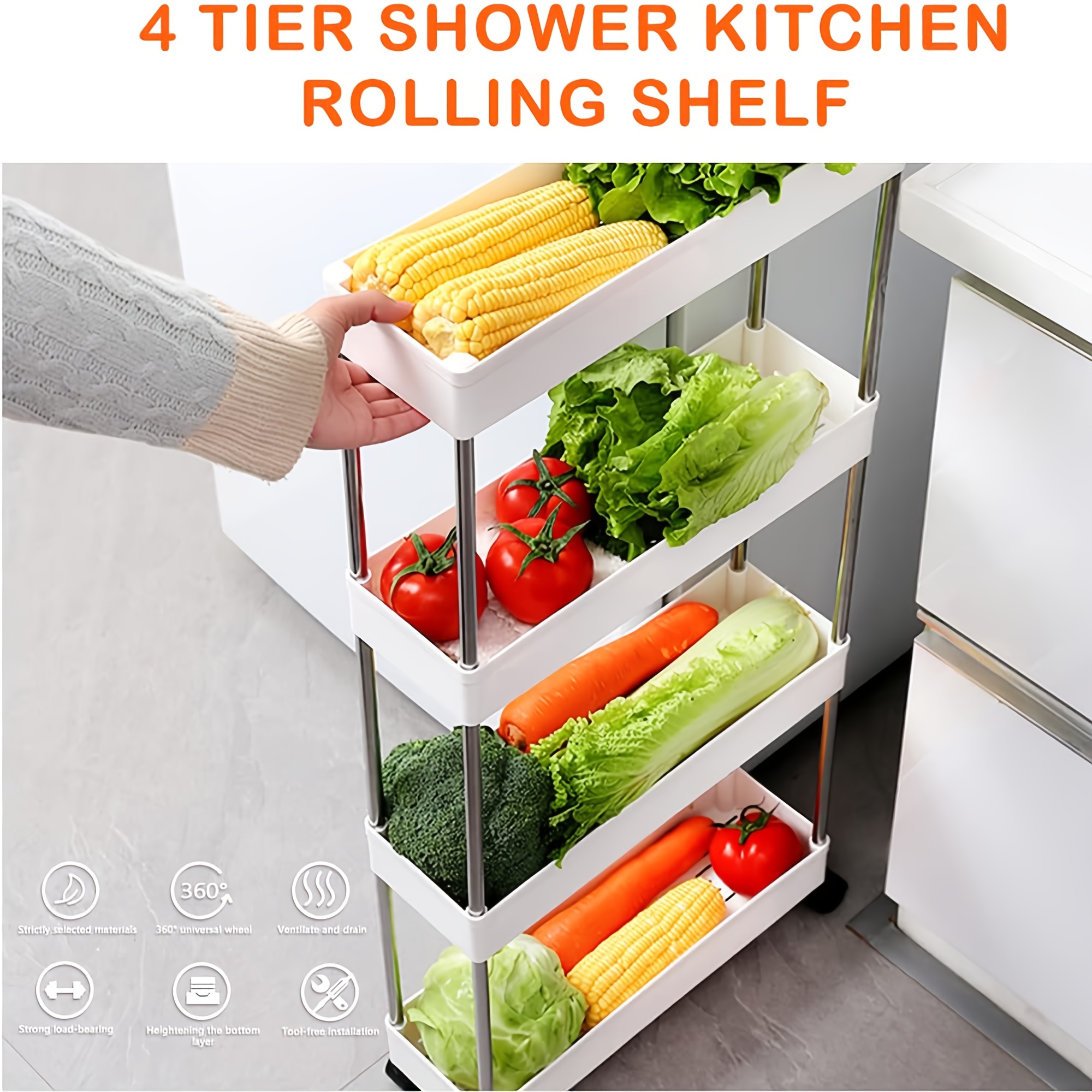 3605 High Quality Home Durable Multilayer Plastic Drawer Storage