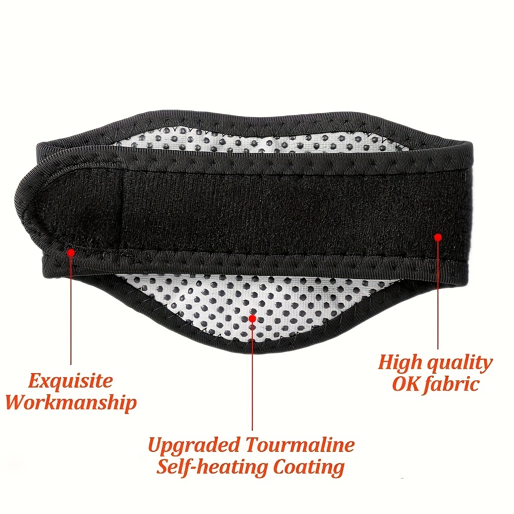 Self-heating Neck Guard 5 Magnetic Tourmaline For Neck Pain Relief
