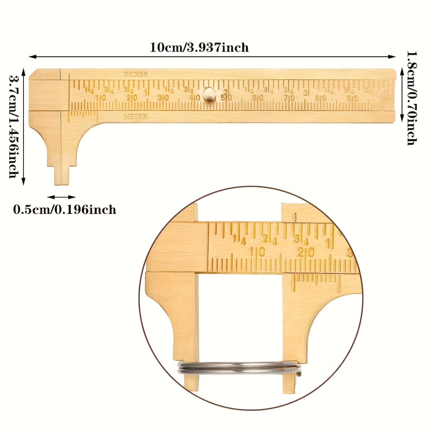 3.937 inches deals on a ruler