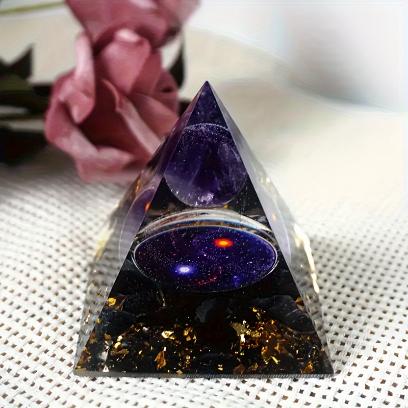 1pc Sfere Di Cristallo Orgone Piramide Ametista Ossidiana Pietra Cristalli  Di Protezione Chakra Meditazione Piramide Generatore Di Energia Pietre  Curative Attirano Ricchezza Decorazioni Per La Casa Fortunate Cristalli  Fortunati - Gioielli E