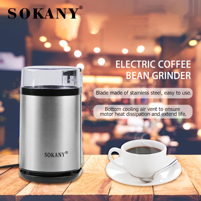 180W Electric Coffee Bean Grinder High Capacity Coffee Grinding