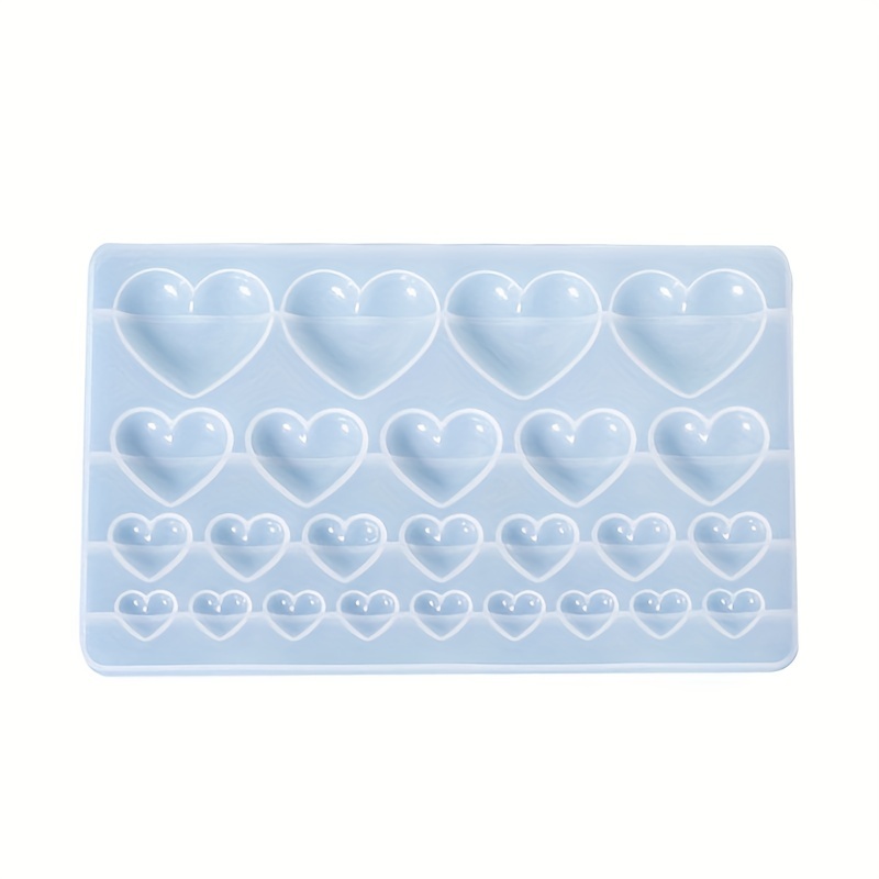 Resin Beads Casting Mold Love Heart Silicone Mold For Door - Temu