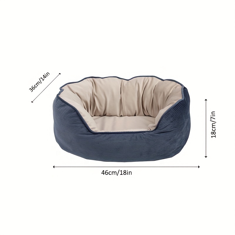 1 stck kleines/mittleres hundebett  plsch ovales welpen - Temu Austria