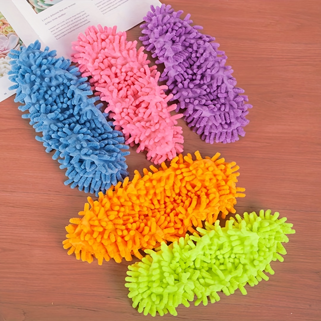 Mop Slippers Mop Socks Floor Cleaning Washable Reusable Mop - Temu