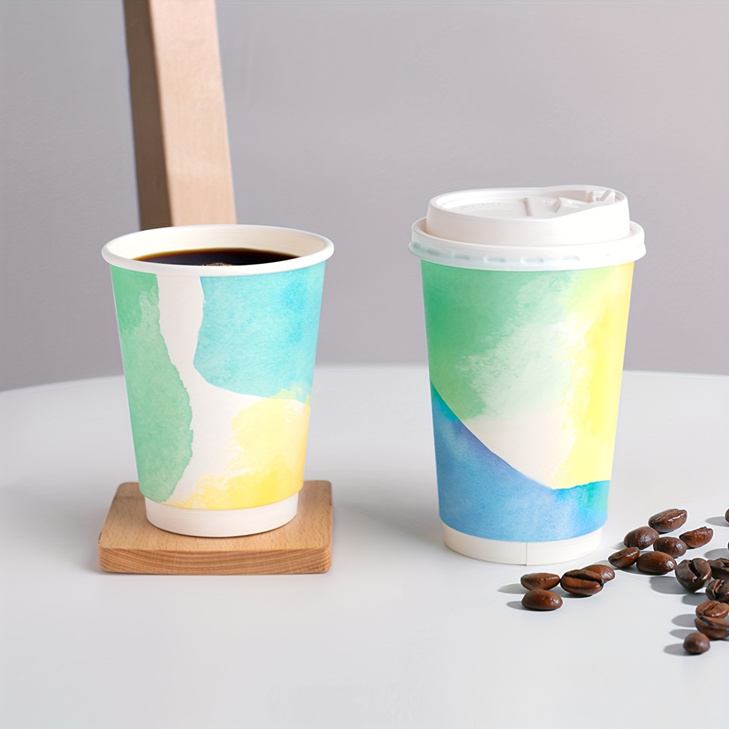 Disposable Hot Cup Double Layer Coffee Cup Paper Cups For - Temu