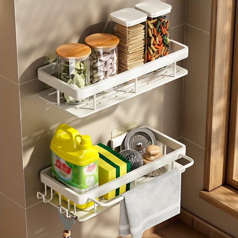 Sponge Holder for Kitchen Sink  Sponge holder, Shower shelves, Sponge caddy