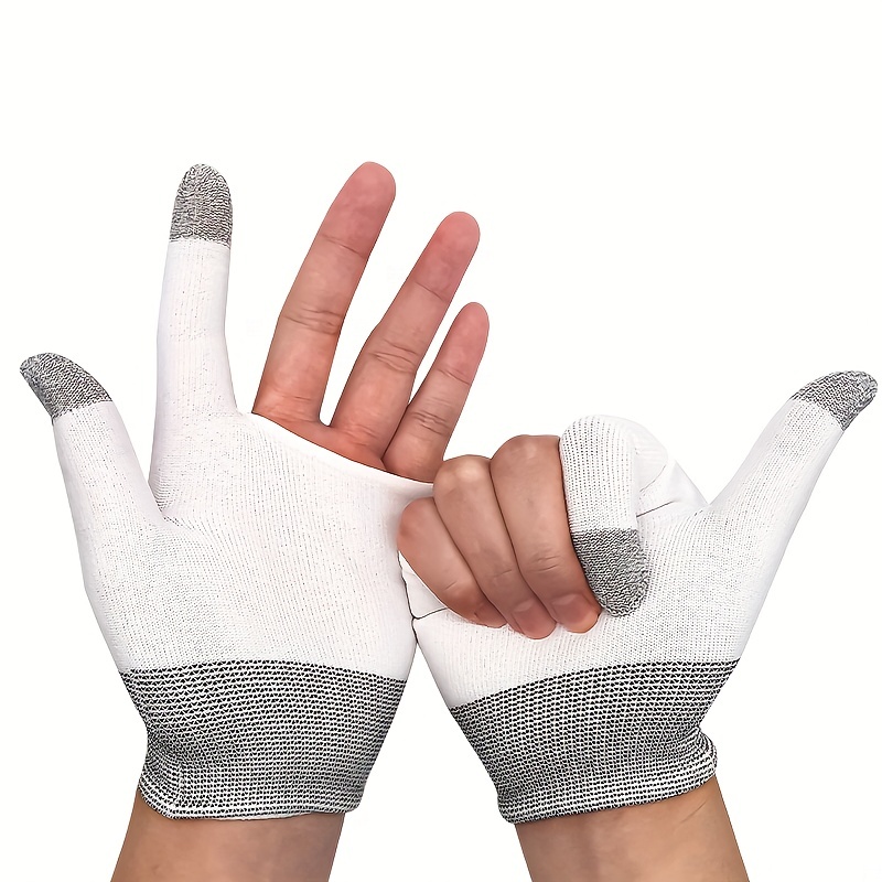  Mobile Game Finger Caps Non-Slip Touch Screen Gloves