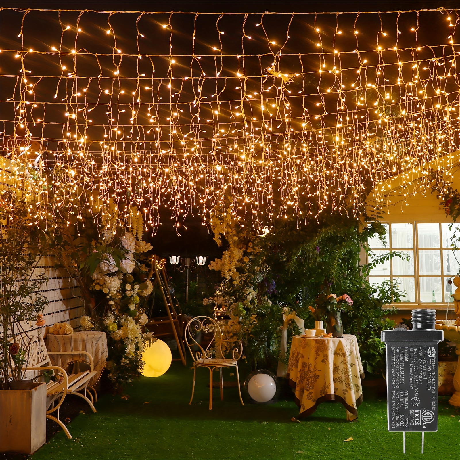 Butterfly curtain light 96 LED Fairy String Lights with USB plug flash  lights with remote control in bedroom, courtyard, Christmas, wedding and  party 