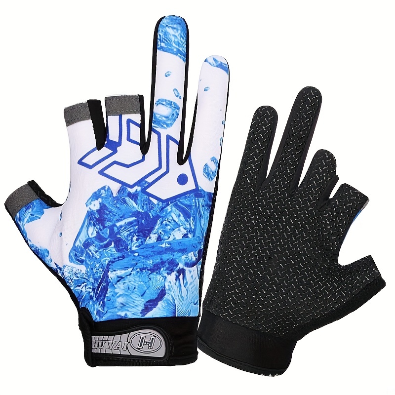 Professional Fishing Gloves Three Exposed Fingers Unisex - Temu Portugal