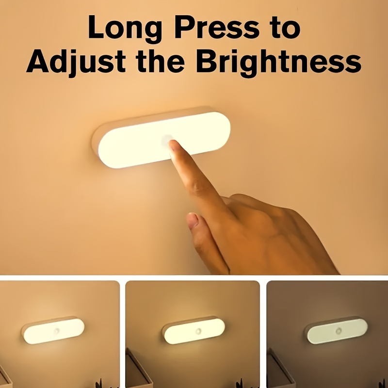 Joyzy Luz automática de armario, luz LED inalámbrica para despensa, dos  modos de iluminación con sensor de movimiento, iluminación de gabinete de