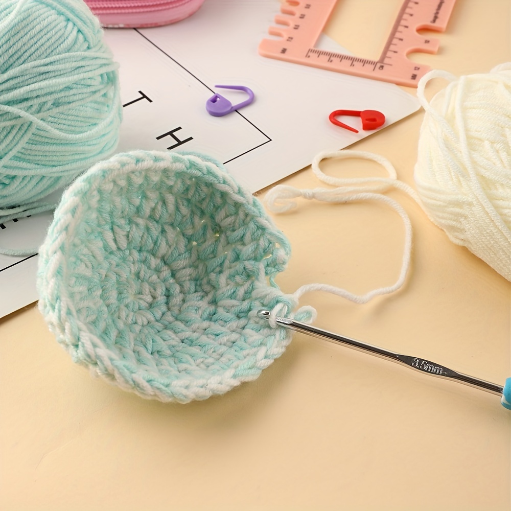 8pcs 8 Sizes Ergonomic Crochet Hooks Set,2.5mm-6mm Aluminum Knitting  Needles Kit Weave Yarn Craft Set with Non-Slip Cushioned Grip Handles for  Arthritic Hands, Sewing Accessories 