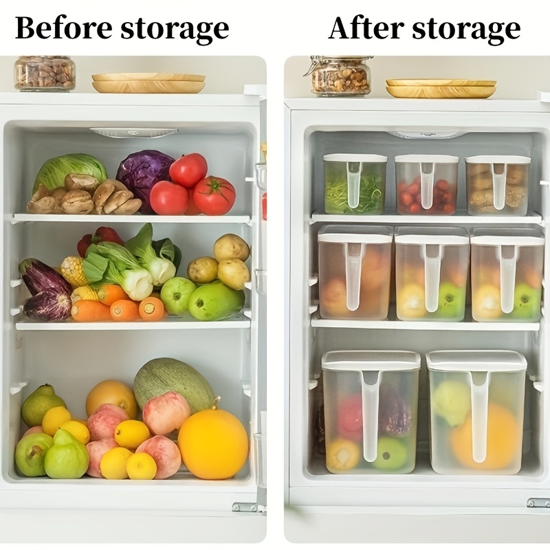 Refrigerator Side Door Assortment Storage Boxes, Food Container, Kitchen  Freezer Storage Rack, Multifunctional Home Organizer,refrigerator Fruit  Vegetable Crisper, Food Storage Containers, Kitchen Accessories - Temu