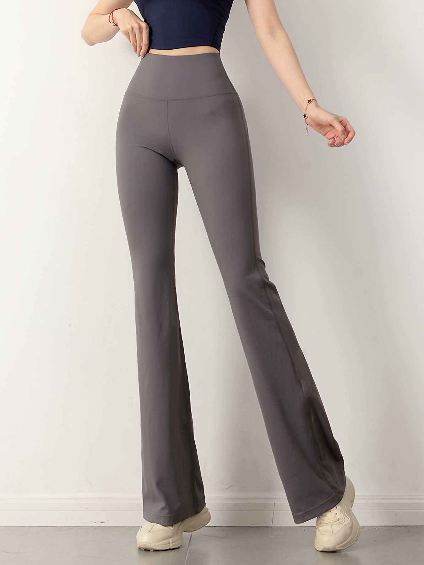 nsendm Unisex Pants Adult Yoga Pants for Women High Waist Pack