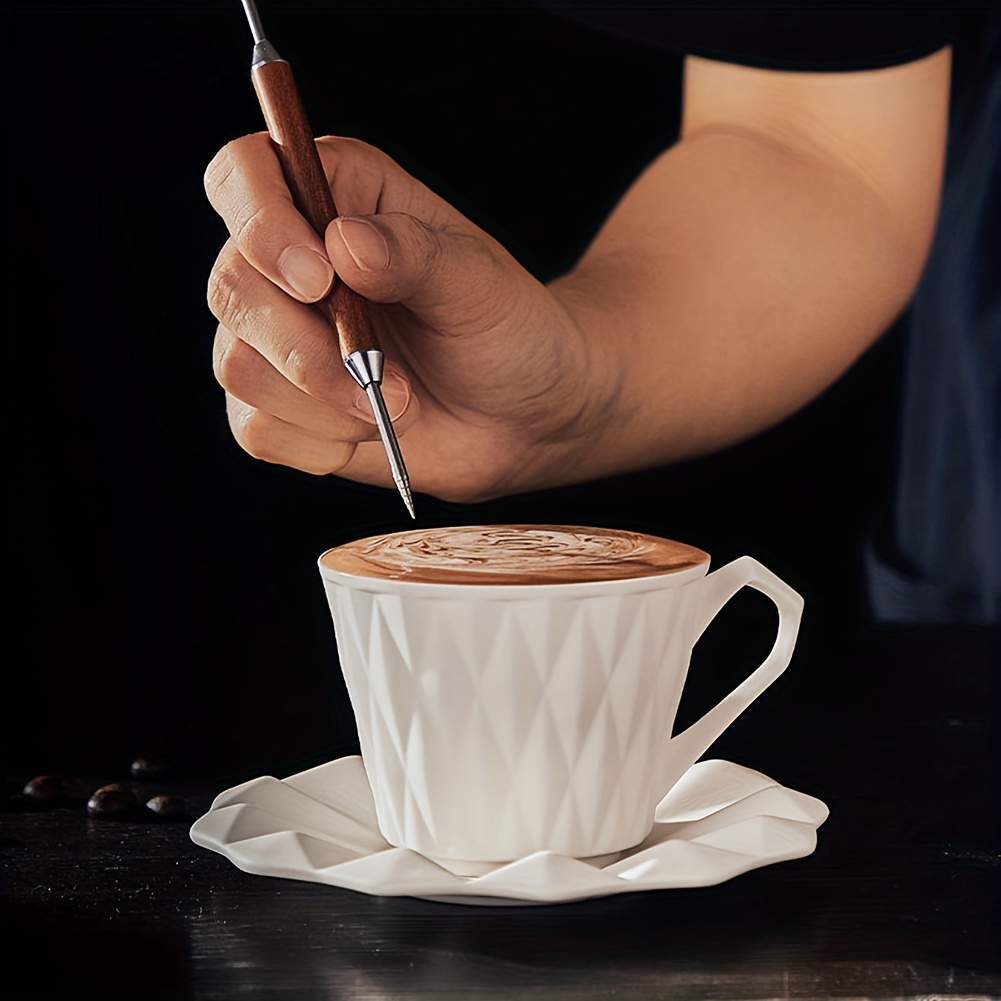 Barista Cappuccino Espresso Coffee Scoop Decorating Latte Art Pen