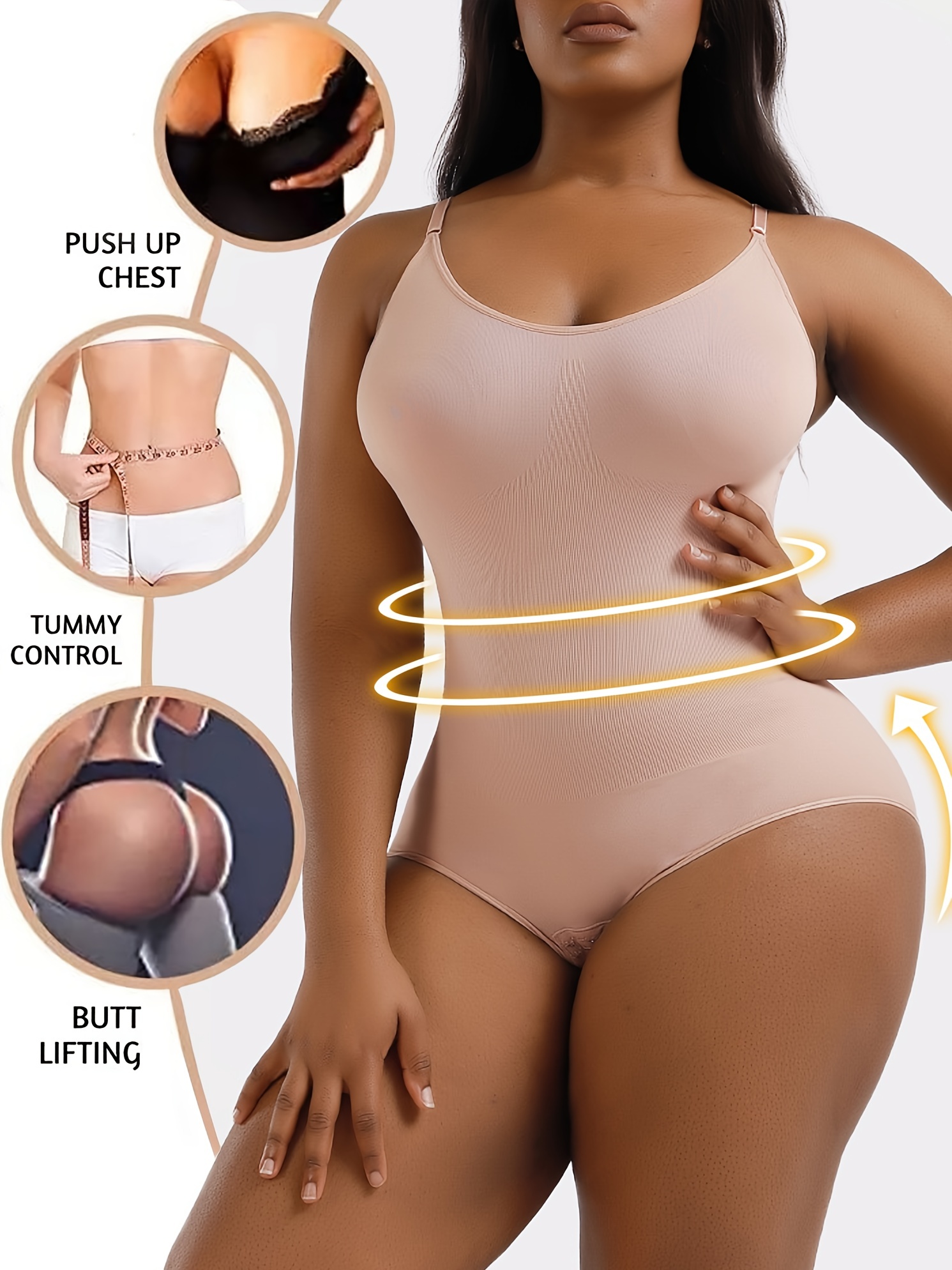 Women Slimming Body Shaper Seamless Butt Lifter Bodysuits Push Up