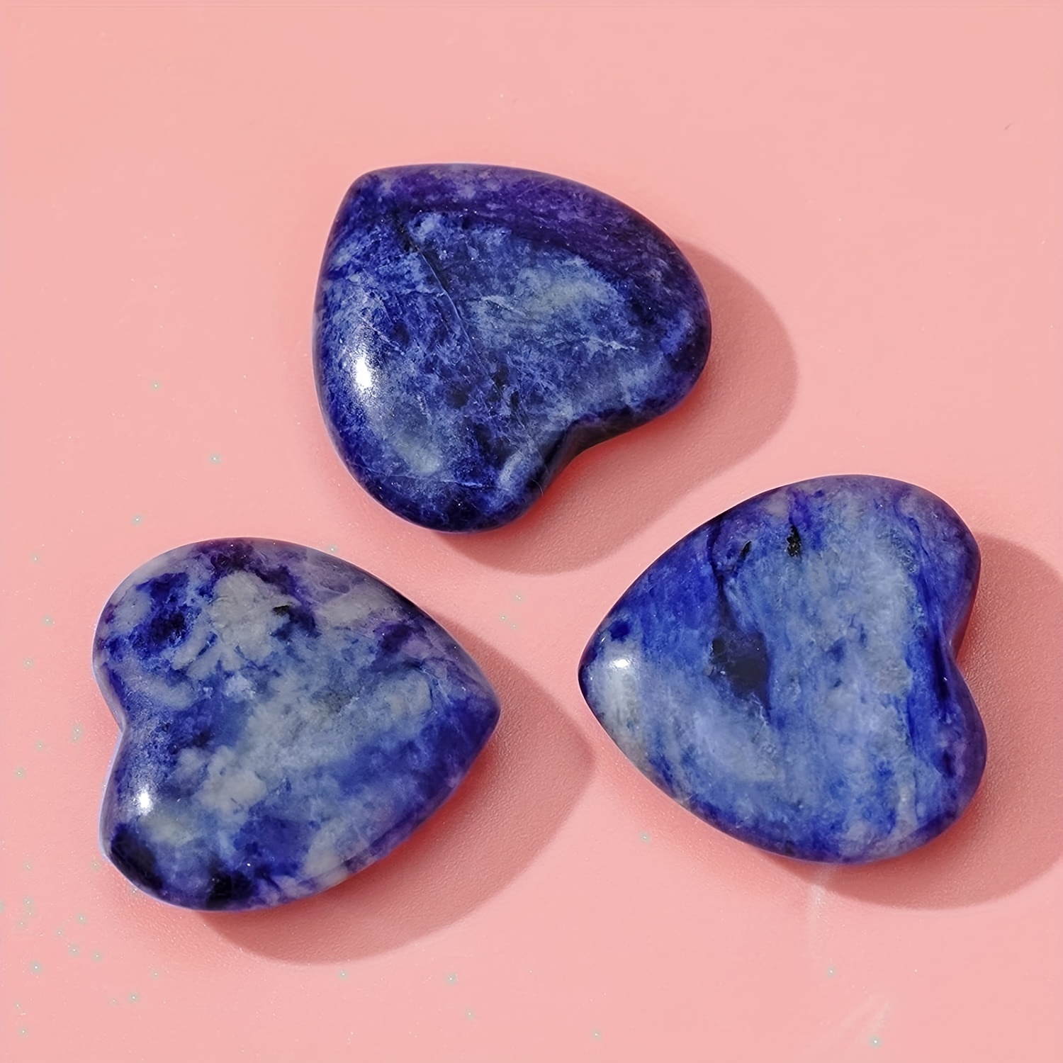 Sodalite Gemstone Crystal Heart