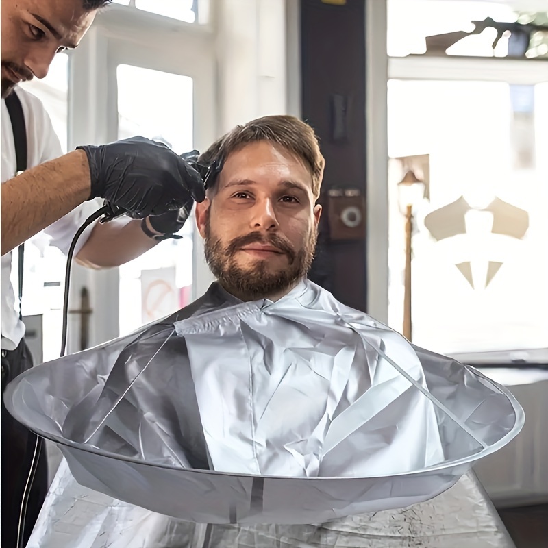 Bata Peluqueria, Capas para el cabello capa de peluquero profesional  cubierta de capa barberia para corte de pelo capa de peluquería ajustable  para