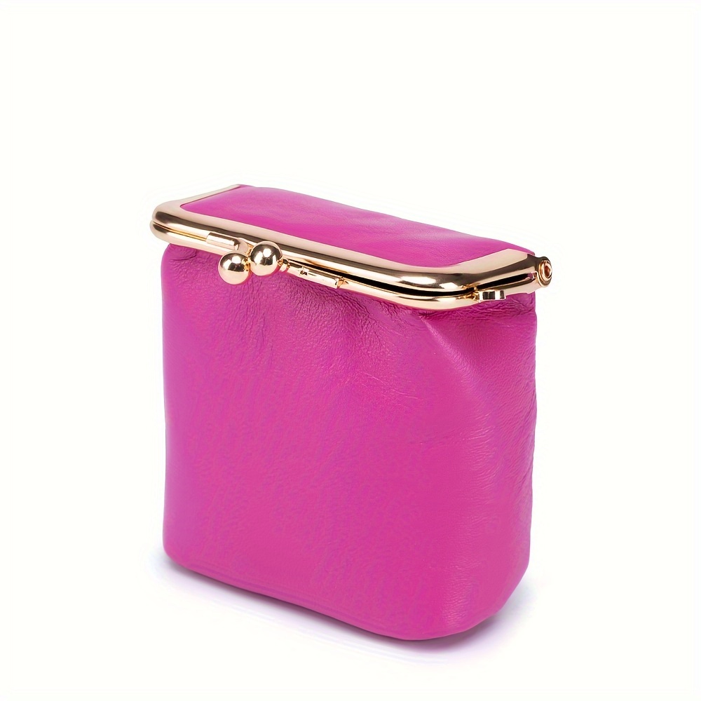 Mini Portable Lipstick Holder Genuine Leather Key Storage - Temu