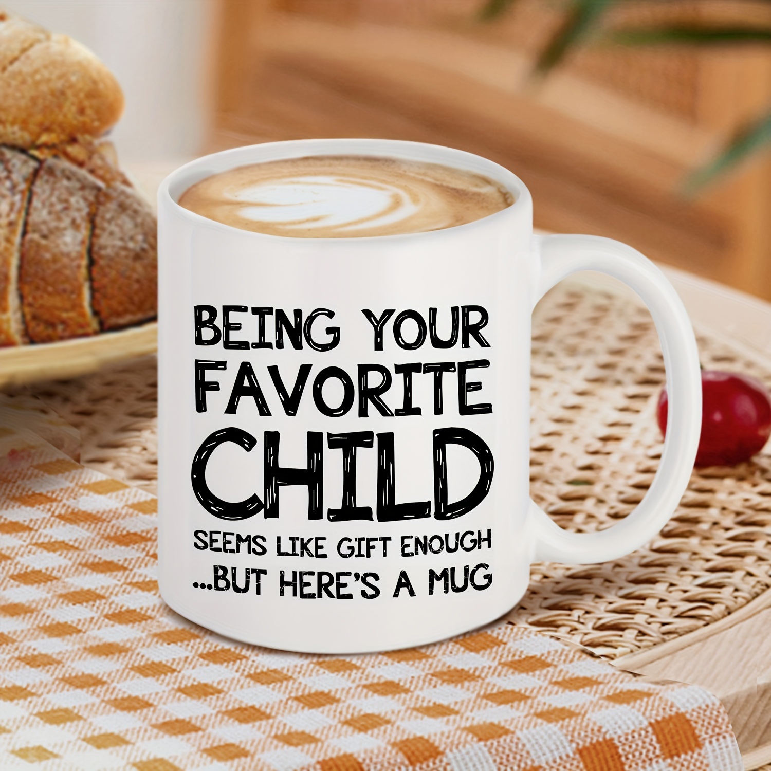 HOME-X “MOTHER” Cute Novelty Ceramic Mug, Gift for Your Mom, Meaning of  Mother Mug, Qualities of a Mother, 3 ½ D x 3 ¾ H, 14 Oz Capacity, White :  : Home