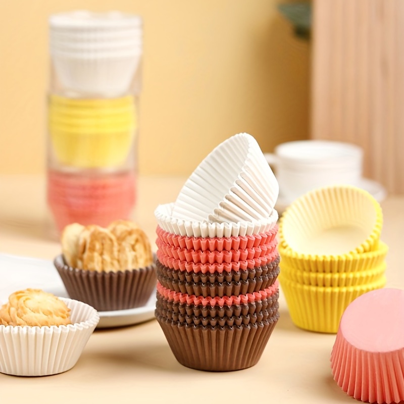 Disposable Muffin Cups, Heat Resistant Paper Cupcake Cups, Grease Proof Cupcake  Liners, Muffin Molds, Baking Tools, Kitchen Gadgets, Kitchen Accessories,  Home Kitchen Items - Temu