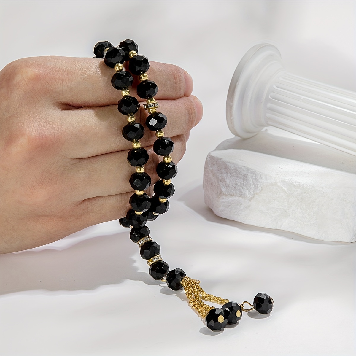 

Glass Beads Middle Ramadan Beads Bracelet