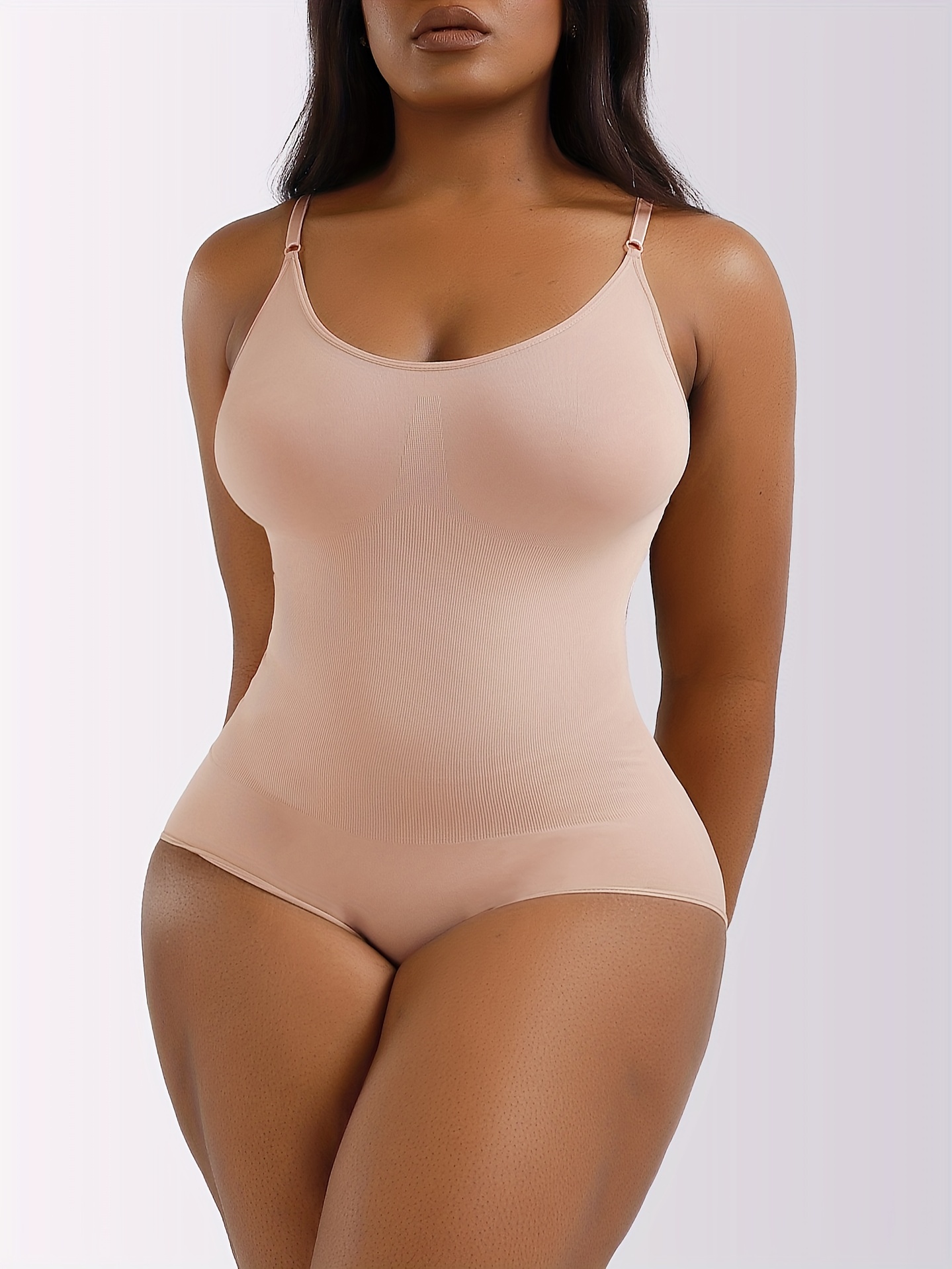 Yinmgmhj shaperx bodysuit Shaping Pants Hip Waist Regain Women's High  Slimming Body Underwear Shapeware Beige+L