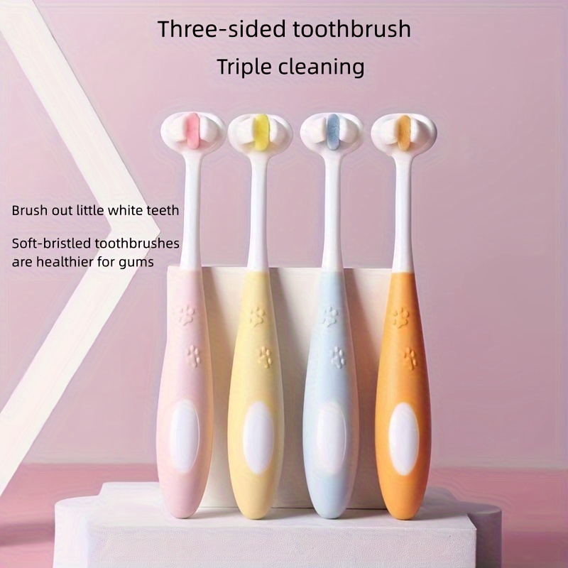 Spazzolino da denti in silicone a forma di U per bambini con - Temu Italy