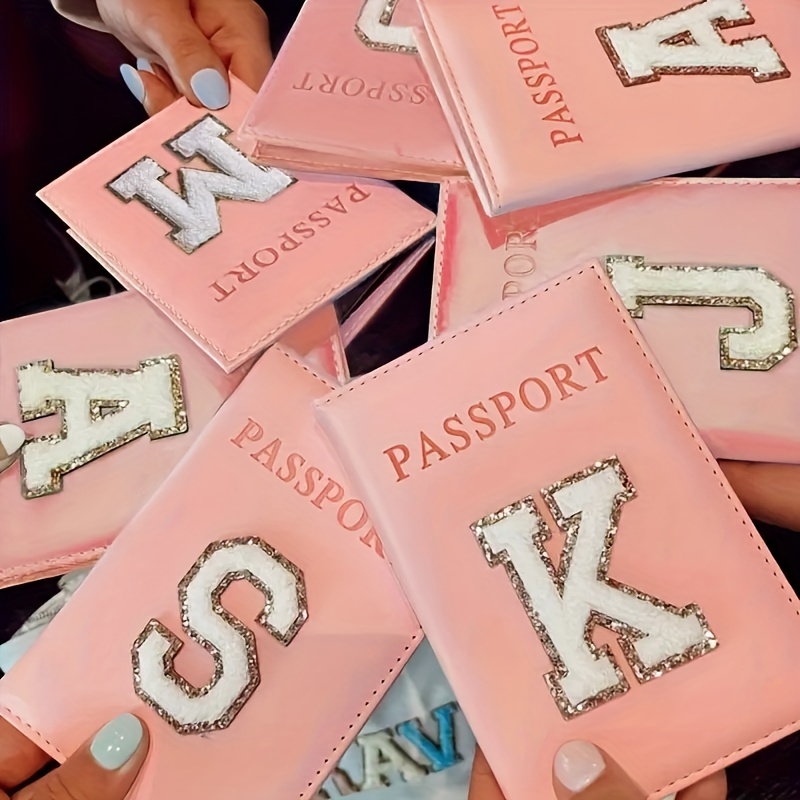 Minimalist Letter Passport Holder, Pu Leather Passport Cover, Perfect  Passport Case For Girls - Temu Belgium