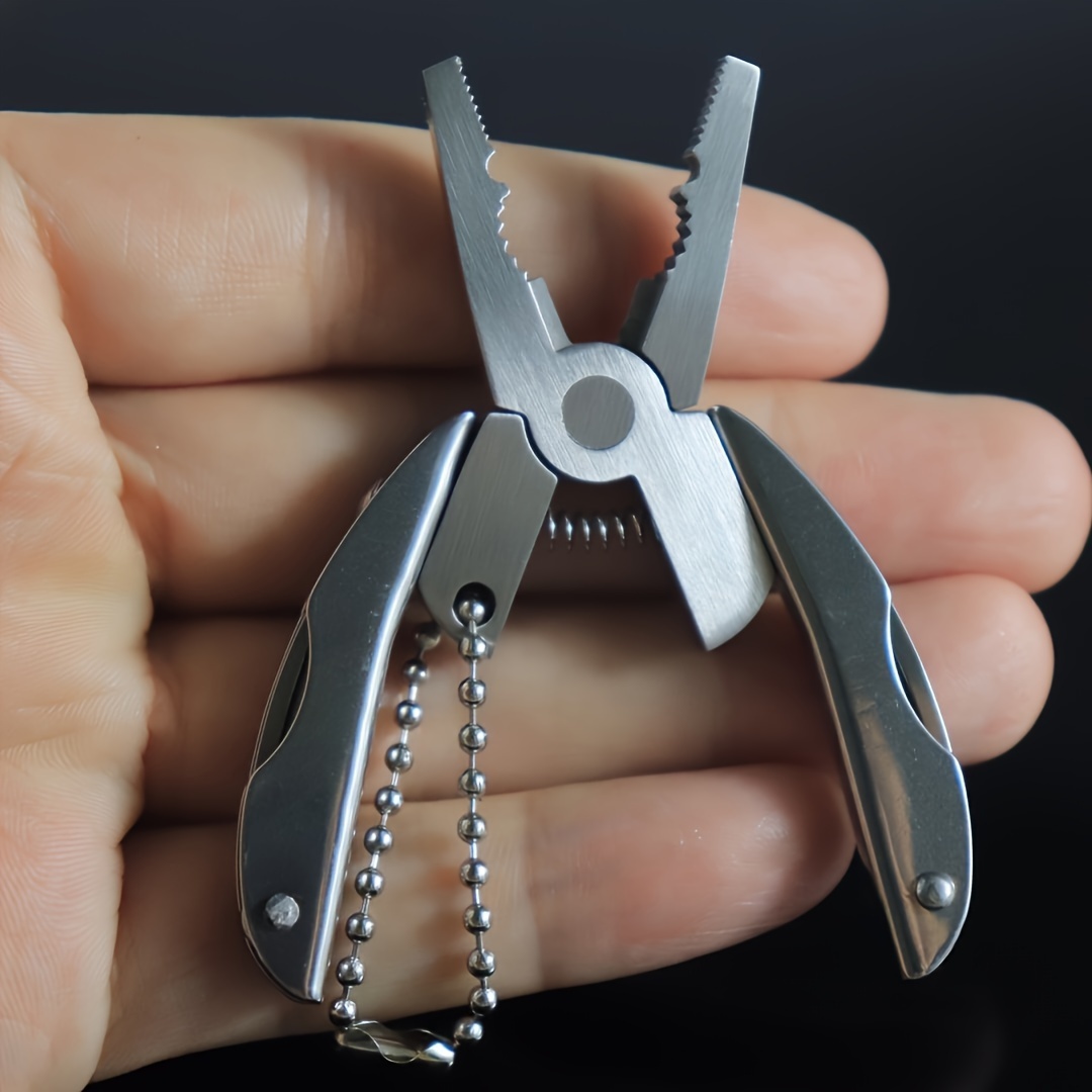 1pc Multifunctional Pliers, Outdoor Convenient Pliers, File, Screw Batch,  Small Knife, Strong Pliers, Integrated Multifunctional Tools