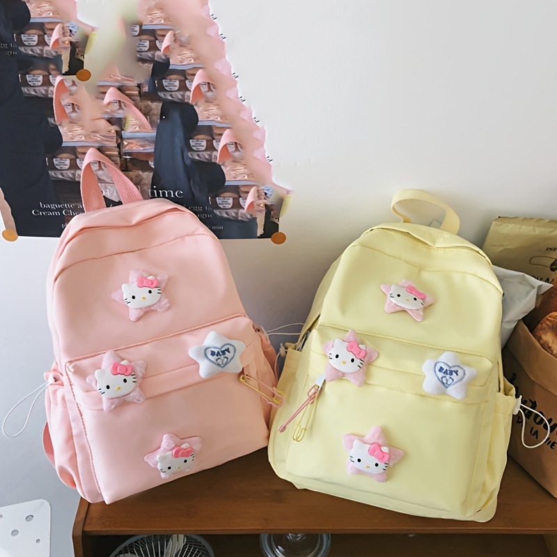 Hello Kitty Backpack Y2k Kawaii Mochila Bags Sanrio Fashion Backpacks New  Miniso Novelty Backpack Men Women Cute School Backpack - AliExpress