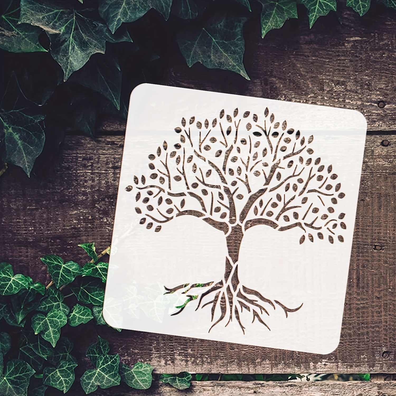 Stencil Plantillas del Árbol de la Vida - Manualidades BadabadocArt