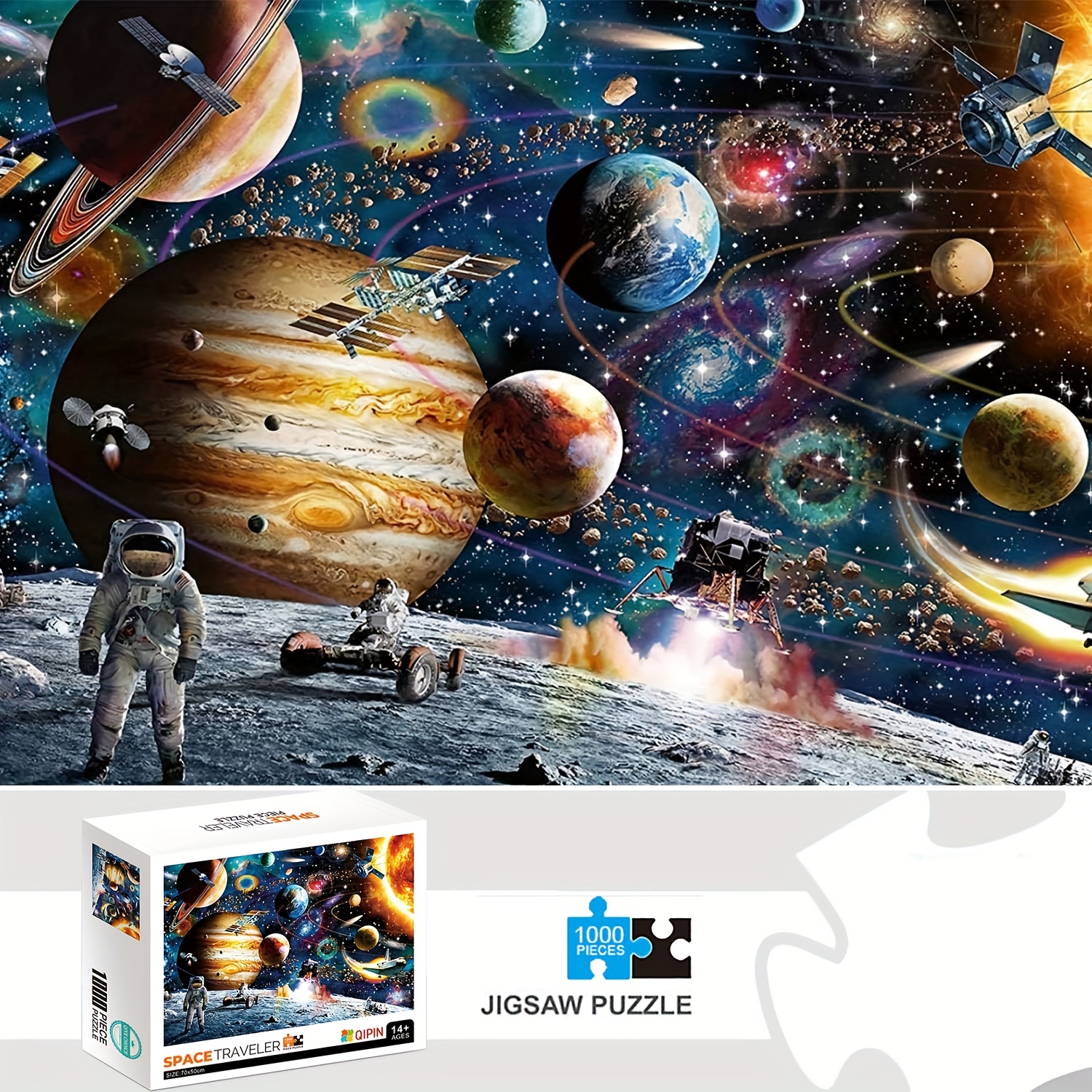 Space Traveler 1000 Piece Jigsaw Puzzle