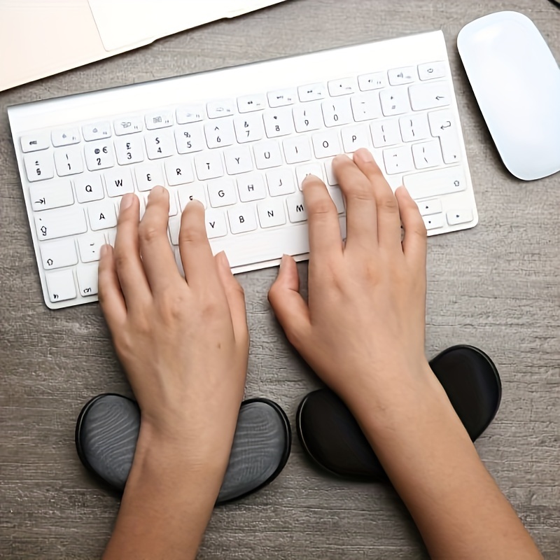 Slow Rebound Memory Foam Wrist Mouse Pad Wrist Pad Keyboard - Temu