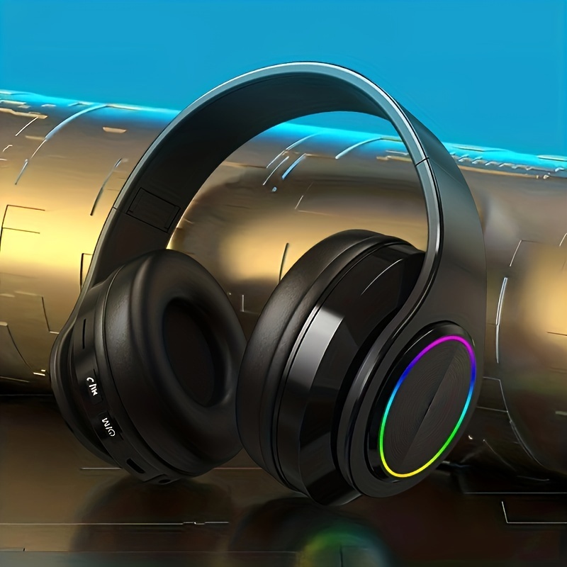 Auriculares inalámbricos Bluetooth deportivos, Bluetooth 5.3, auriculares  estéreo de alta fidelidad inmersivos sobre la oreja, auriculares