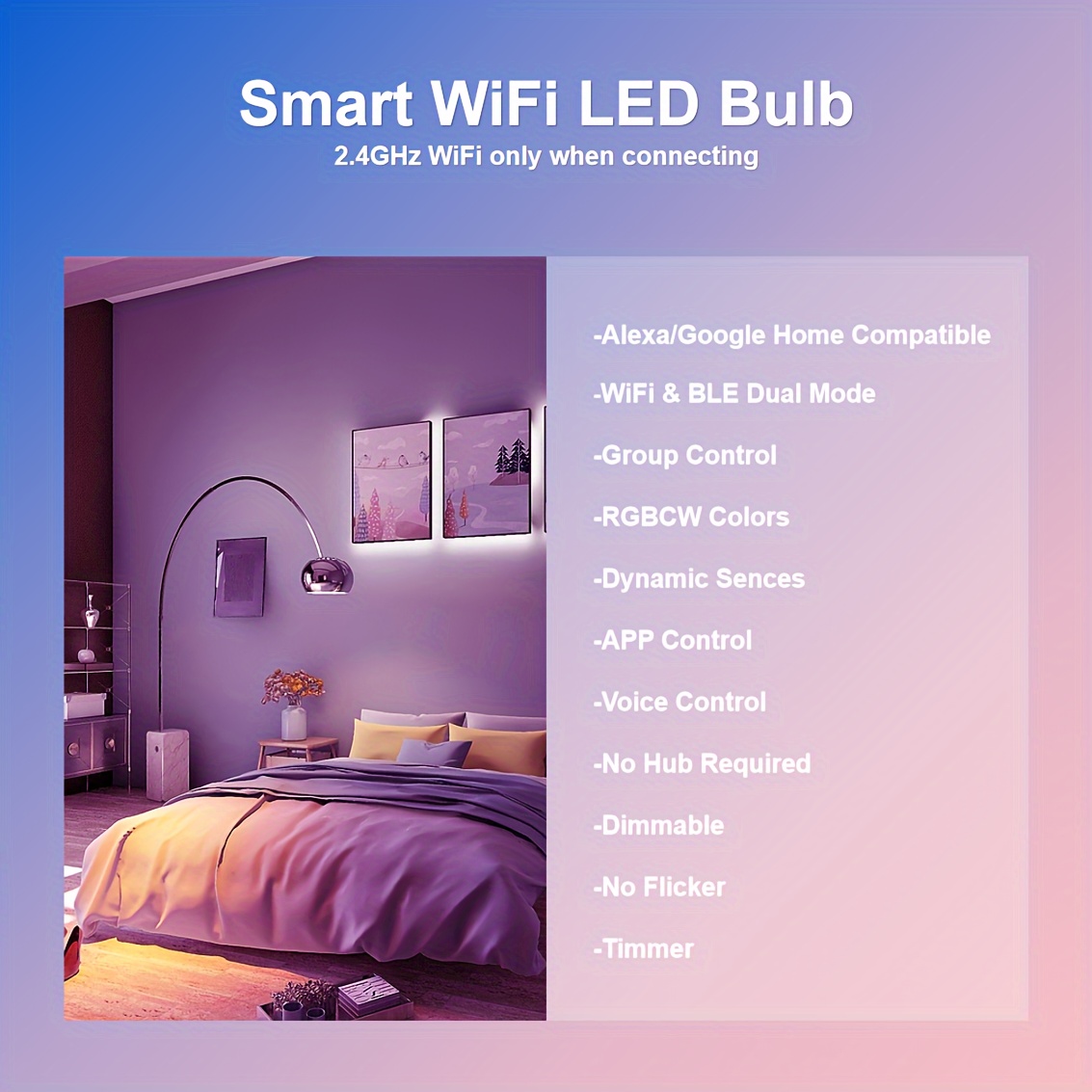 Philips Hue LED 40-Watt E12 Candelabra Smart Wi-Fi Connected Light Bulb,  Color and White Ambiance, Dimmable, 1-Pack 