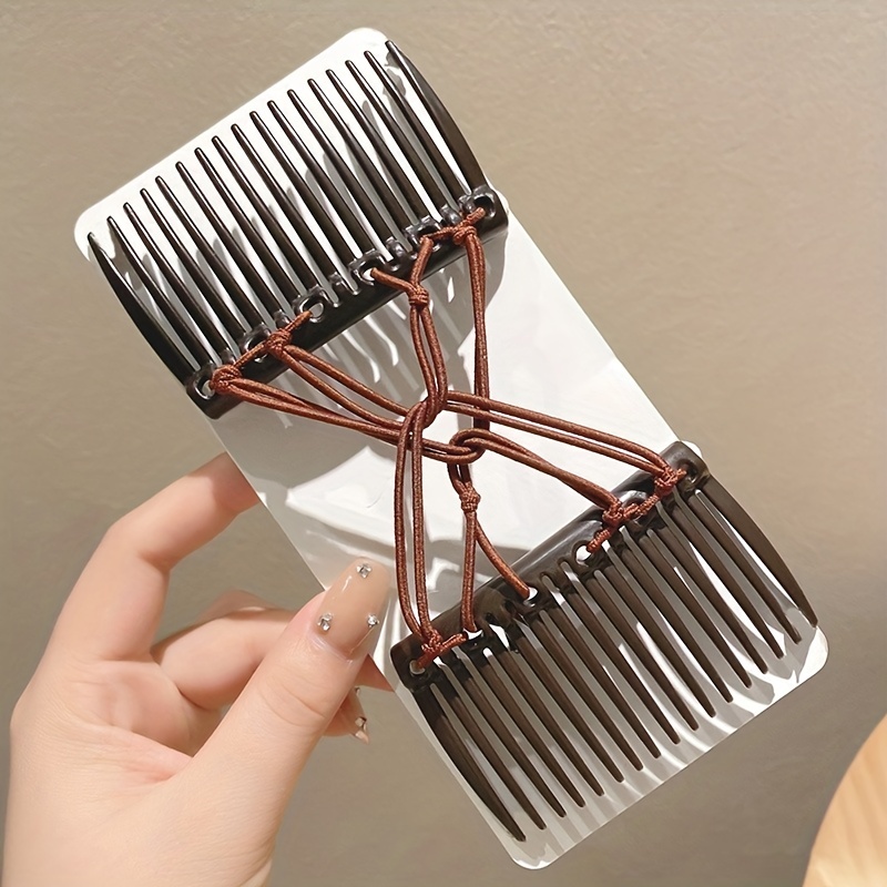 Elastic Hair Comb Insert Comb Versatile Hair Clip Female - Temu