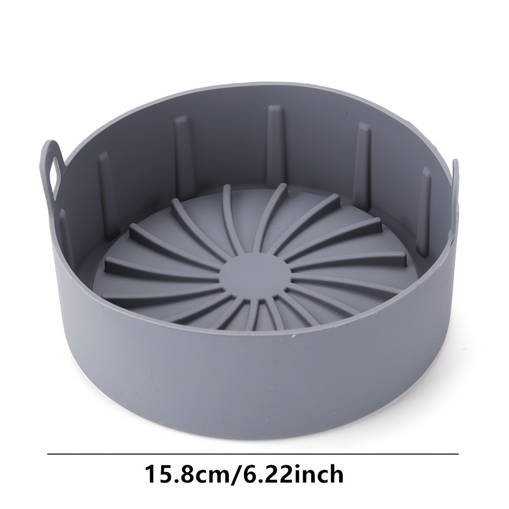 AirFryer Silicone Pot Square Air Fryers Oven Baking Tray Bread Fried  Chicken Pizza Basket Mat Replacemen Grill Pan Accessories - AliExpress