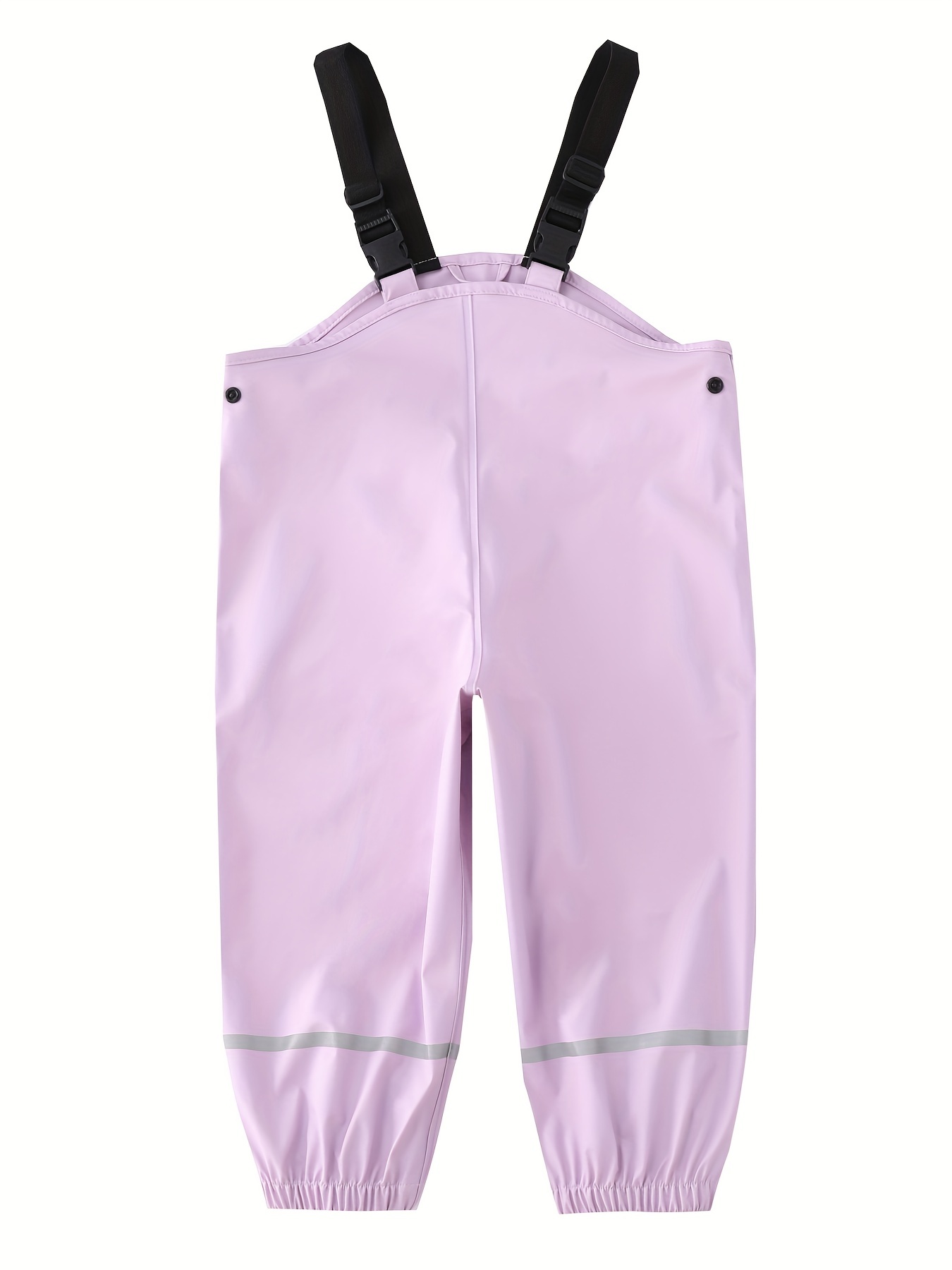 Kids Waterproof Rain Pants Dirty Proof Suspender Trousers for Boys and  Girls 