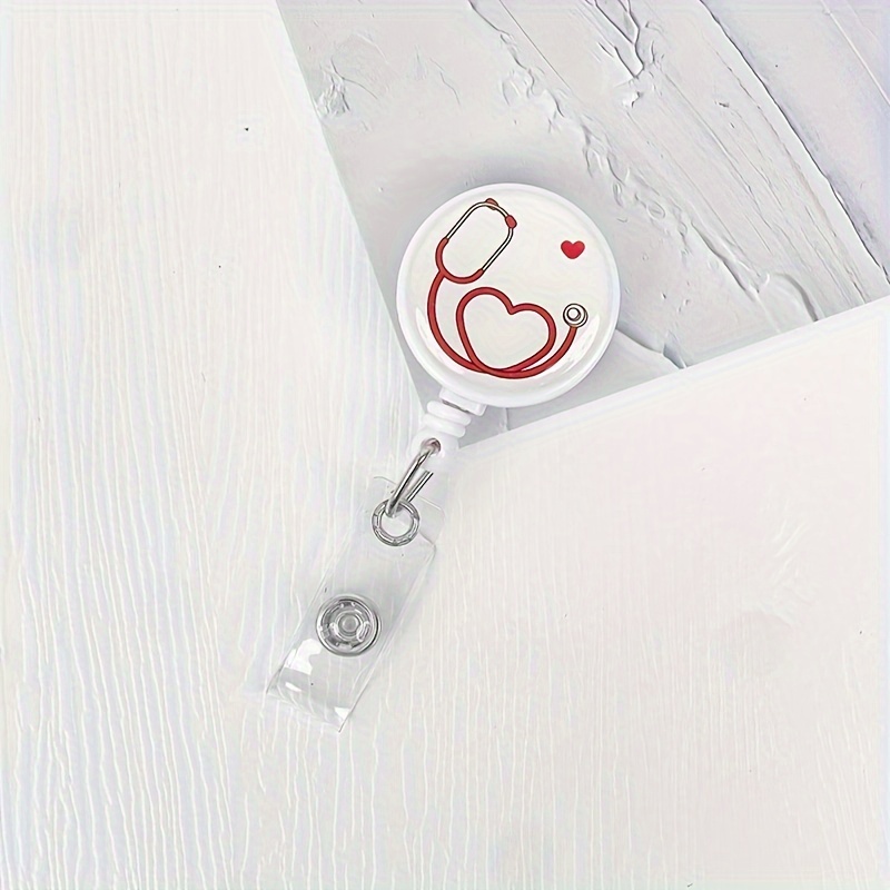 Heart Shaped Retractable Badge Reels