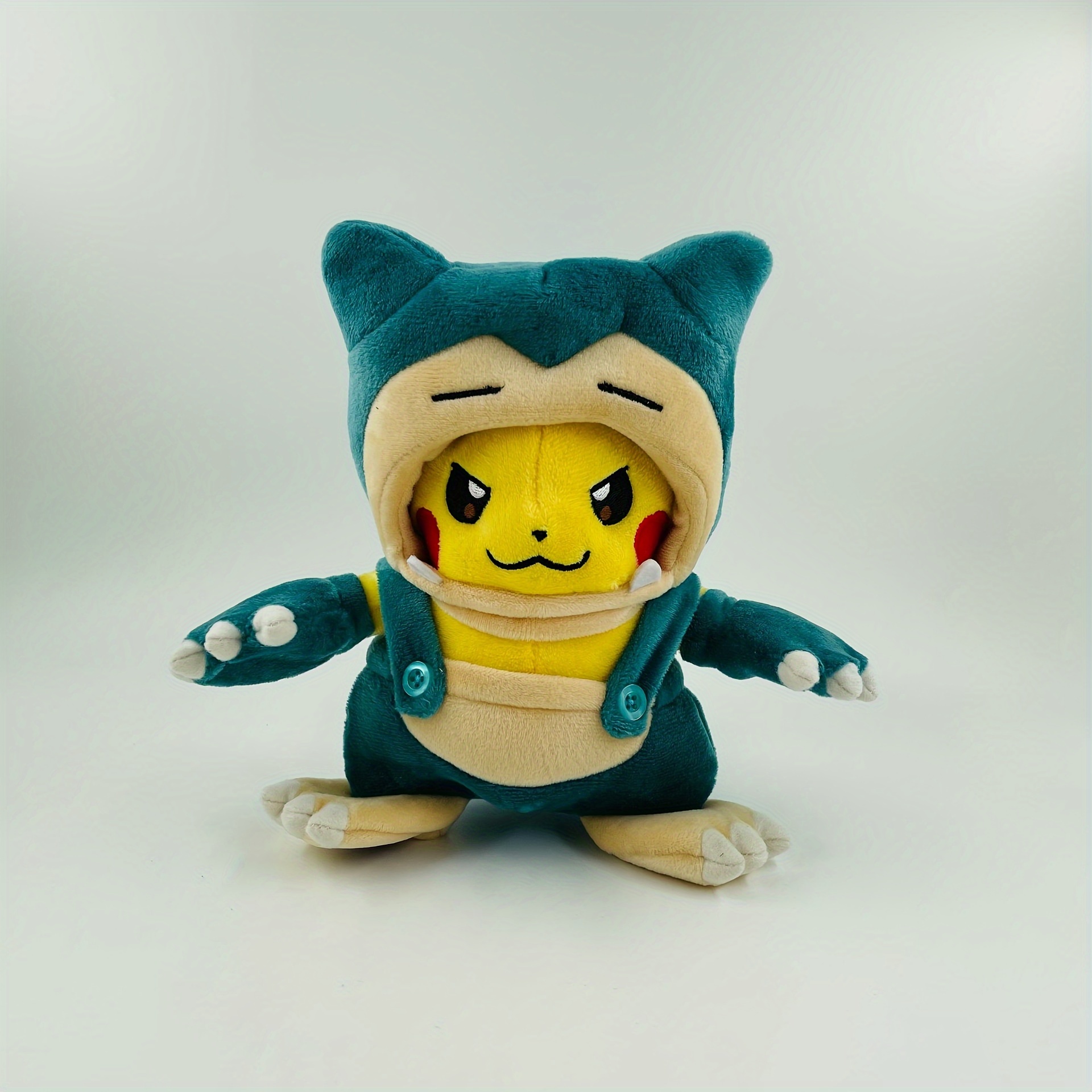 20cm Pokemon Plush Doll Smiling Angry Fire-breathing Dragon Cross-dressing  Cloak Jacket Hat Plush Pikachu Doll