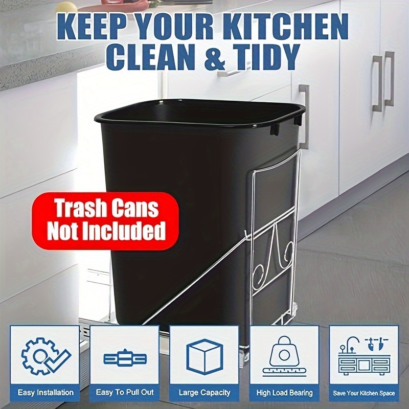 Where do you keep your kitchen garbage receptacle?