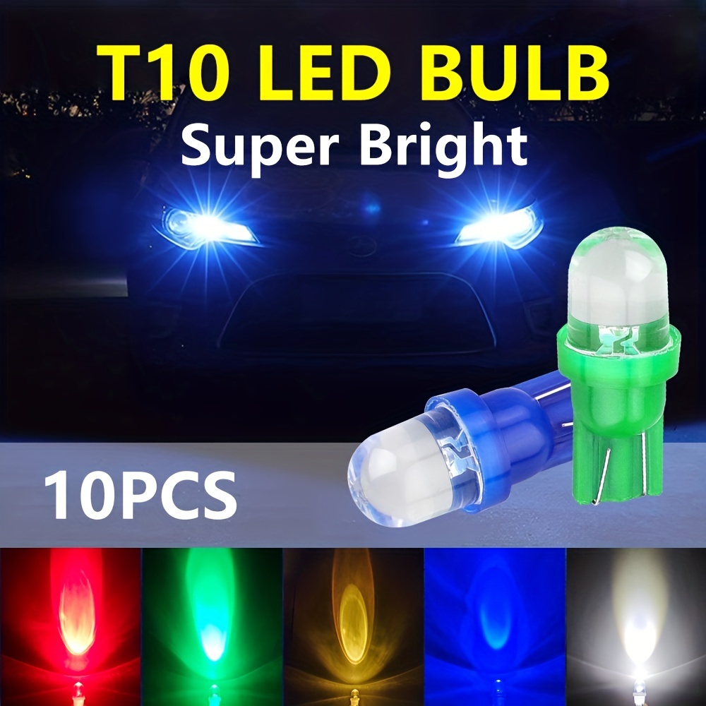 Lampe LED de voiture 2 pièces - CAN-BUS T10 W5W 6000K (couleur bleu glace)  12V 