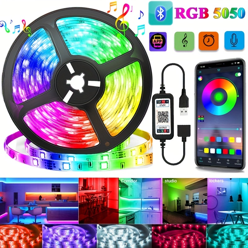 Tira De Luces LED Para Scooter Eléctrico - Impermeable, Multicolor, Efectos De Flash, Compatible Con Modelos Max G30 Y Pro