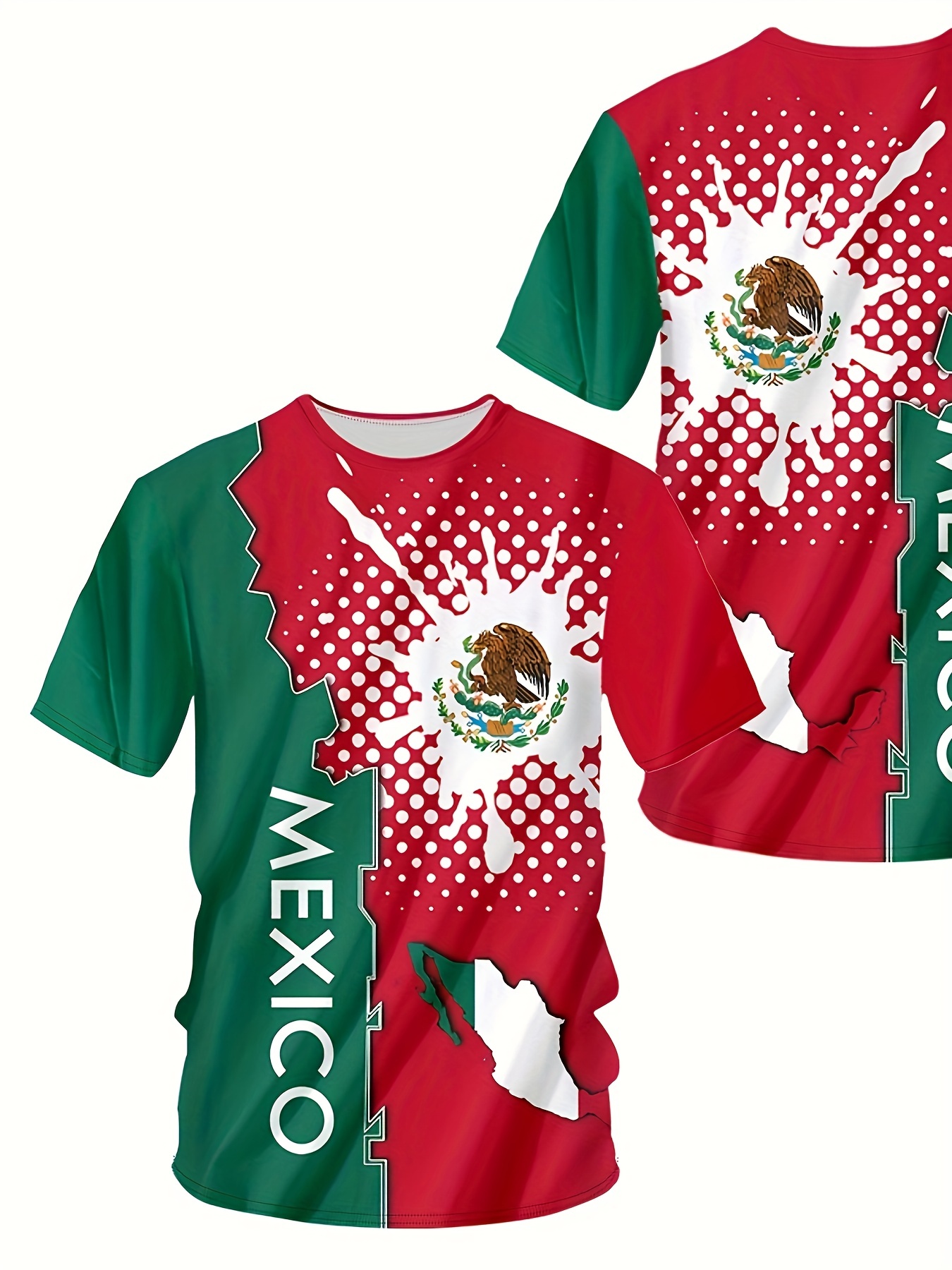 MEXICO Summer Men's T-Shirt Jersey Mexico Football Shirt Fashion O