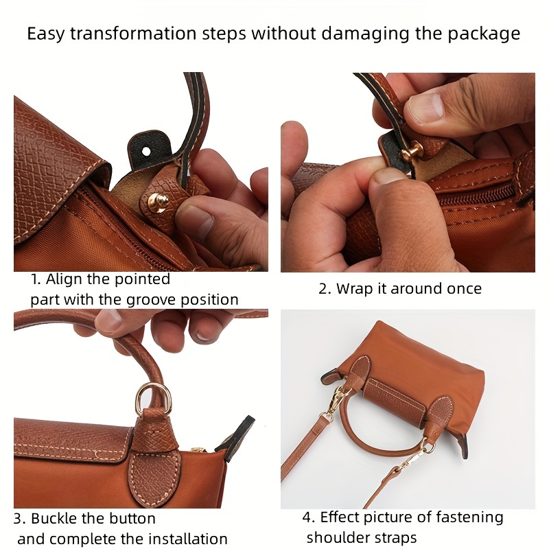 Bag Crossbody Shoulder Bag Strap Diy Adjustable Without - Temu