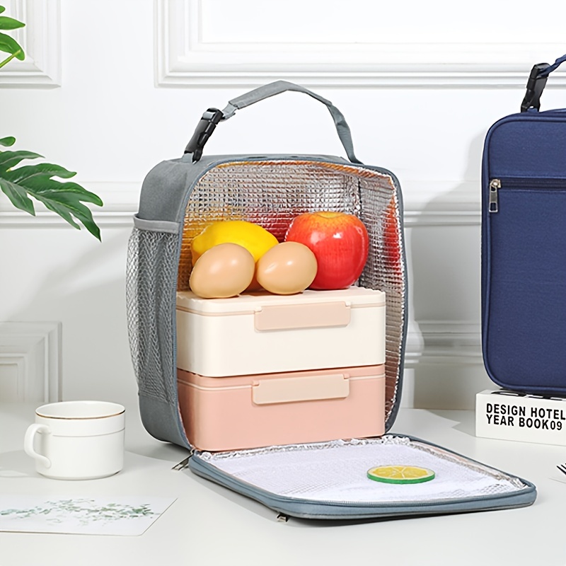 Bolsa de almuerzo térmica para el trabajo, bolsa de comida de gran  capacidad, contenedor aislado, refrigerador