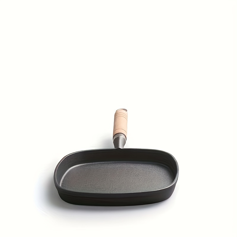 Steak Pan Cast Iron Square Grill Pan Skillet Pan With Handle - Temu