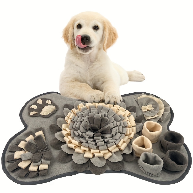 1pc Pet Snuffle Mat, Christmas Elements Dog Interactive Toys, Feeding Bowl  With Non-slip Bottom And Slow Eating Plate For Dogs