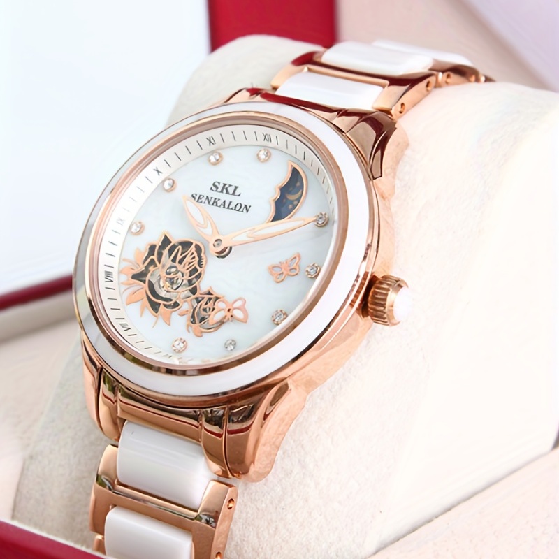 Luxury Digital Women Watches Rose Gold Magnetic Mesh Strap Ladies LED  Quartz Watch Female Clock Relogio Feminino Dropshipping